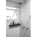 Ver imagem 3 de Suporte Porta Shampoo Preto Banheiro Box Parede Alumínio Top