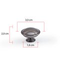 Ver imagem 2 de Puxador Redondo em Latão Metal para Móveis,porta,gaveta 8un: Onix
