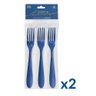 Kit Utensílios de Aço Inox Lovers Azul 9 Peças Gourmet Mix - 4
