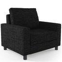 Ver imagem 3 de Kit 2 Poltronas Decorativas para e Recepção Malta L02 Linho Chumbo - Lyam Decor