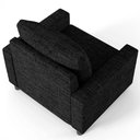 Ver mais imagens de Kit 2 Poltronas Decorativas para e Recepção Malta L02 Linho Chumbo - Lyam Decor