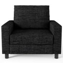 Ver imagem 6 de Kit 2 Poltronas Decorativas para e Recepção Malta L02 Linho Chumbo - Lyam Decor
