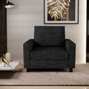 Ver imagem 2 de Kit 2 Poltronas Decorativas para e Recepção Malta L02 Linho Chumbo - Lyam Decor