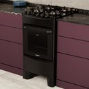 Ver imagem 1 de Fogão 4 Bocas a Gás/elétrico com Airfryer 127v Alpro 440 Realce Cr231 Preto