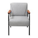Ver imagem 3 de Kit 2 Poltronas Jade Cor:Linho Cinza 320