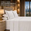 Ver imagem 2 de Jogo Cama Queen Alícia 400 Fios Bordado Inglês Super Macio:Branco