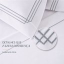 Ver imagem 4 de Jogo Cama Queen Alícia 400 Fios Bordado Inglês Super Macio:Branco
