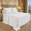 Ver imagem 1 de Jogo Cama Queen Alícia 400 Fios Bordado Inglês Super Macio:Branco
