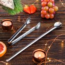 Ver mais imagens de Colher Bailarina Inox para Drinks Gin Coquetel Suco Longa Barman 30cm Mexer Simonaggio