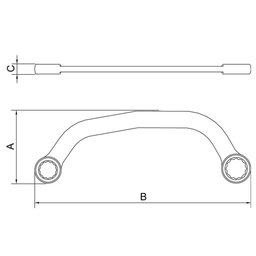 Chave Meia-lua 9/16x5/8 Tramontina Pro Tramontina - 2