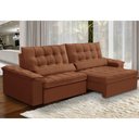 Ver imagem 2 de Sofá Retrátil Reclinável para Sala 4 Lugares 290cm Maresi F04 Veludo Terracota - Lyam Decor