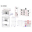 Ver imagem 4 de Quarto de Bebê Completo com Berço Americano 3 em 1 Pirulito Multimóveis Mp4625 Branco/off White