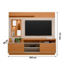 Ver imagem 5 de Home 200cm para Tv com até 60 Polegas Eldorado Linea Brasil Nature/off White