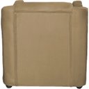 Ver imagem 5 de Kit 2 Poltronas Decorativa para Sala Recepção Manicure Barbearia Mila Tecido Suede Nude