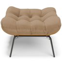 Ver imagem 5 de Kit 2 Puff's Decorativos Costela L02 Linho Bege Escuro - Lyam Decor