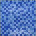 Ver imagem 2 de Pastilhas de Vidro Preciosas Mescla Safira 30x30cm La Bella