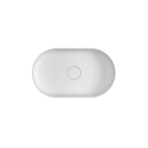 Cuba de Apoio Oval Branco Slim 500mm - Deca Deca Loucas