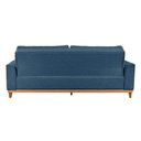 Ver imagem 4 de Sofá Living e Reclinável Jasmin Linho com Pés de Madeira Usb com Kit Usb Cor Azul 2164