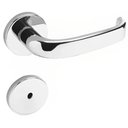 Ver imagem 1 de Conjunto de Fechadura 6236 em Zamac para Banheiro St2 55 Roseta 323 de Inox Cromado - 21207008-2 - L