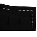 Ver imagem 7 de Cabeceira King Size Estofada para Cama Box Maitê Veludo Cor Preto
