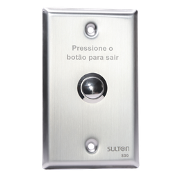 Acionador de Abertura Inox Sulton 800 - Embutir 4x2 - 1