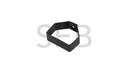 Ver imagem 2 de Kit 3 Gancho Vertical Eletrocalha 50x50mm Cor Preta