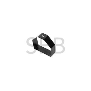 Kit 3 Gancho Vertical Eletrocalha 50x50mm Cor Preta