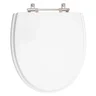 Assento Sanitário Poliéster Eros Branco para vaso Incepa 1.6gpf 6lpf - 1