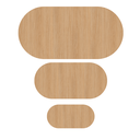 Ver imagem 5 de Mesa de Jantar Cone Oval 180x100cm - Carvalho Avenna