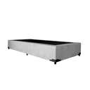 Ver imagem 3 de Cama Box Solteiro Colchão Mola Bonnel Premium + Box Suede 60x88x188 Cor:cinza