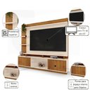 Ver imagem 2 de Home Elegante Vinhedos 2.0 Off White Canela para Sala de Estar