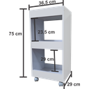 Ver imagem 2 de Mesa de Manicure e Carrinho MultiUso - Estética e Salão de Beleza