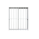 Ver imagem 3 de Vitrô 2 Folhas de Correr Aluminio Branco com Grade 1,00x1,20 Linha 18 Modular