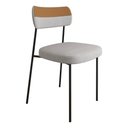 Ver imagem 4 de Kit 04 Cadeiras Sala de Jantar Lila Couríssimo Whisky Linho Cinza - Abmaza
