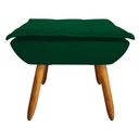 Ver imagem 3 de Kit 02 Poltronas Opala com 01 Puff Opala Suede Verde