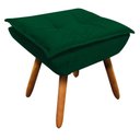 Ver imagem 2 de Kit 02 Poltronas Opala com 01 Puff Opala Suede Verde