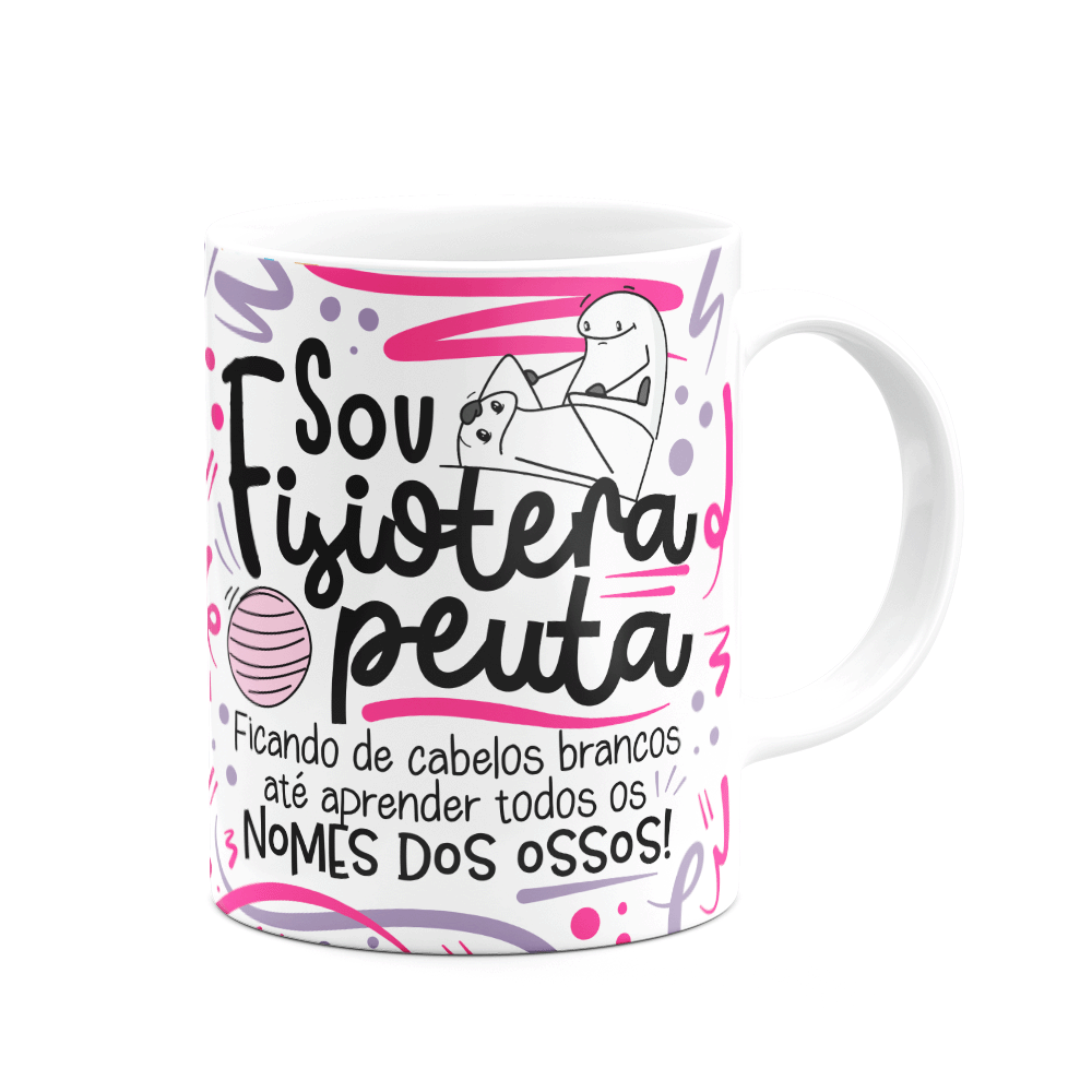 Caneca Flork Profissões - Sou Fisioterapeuta M2 - 2