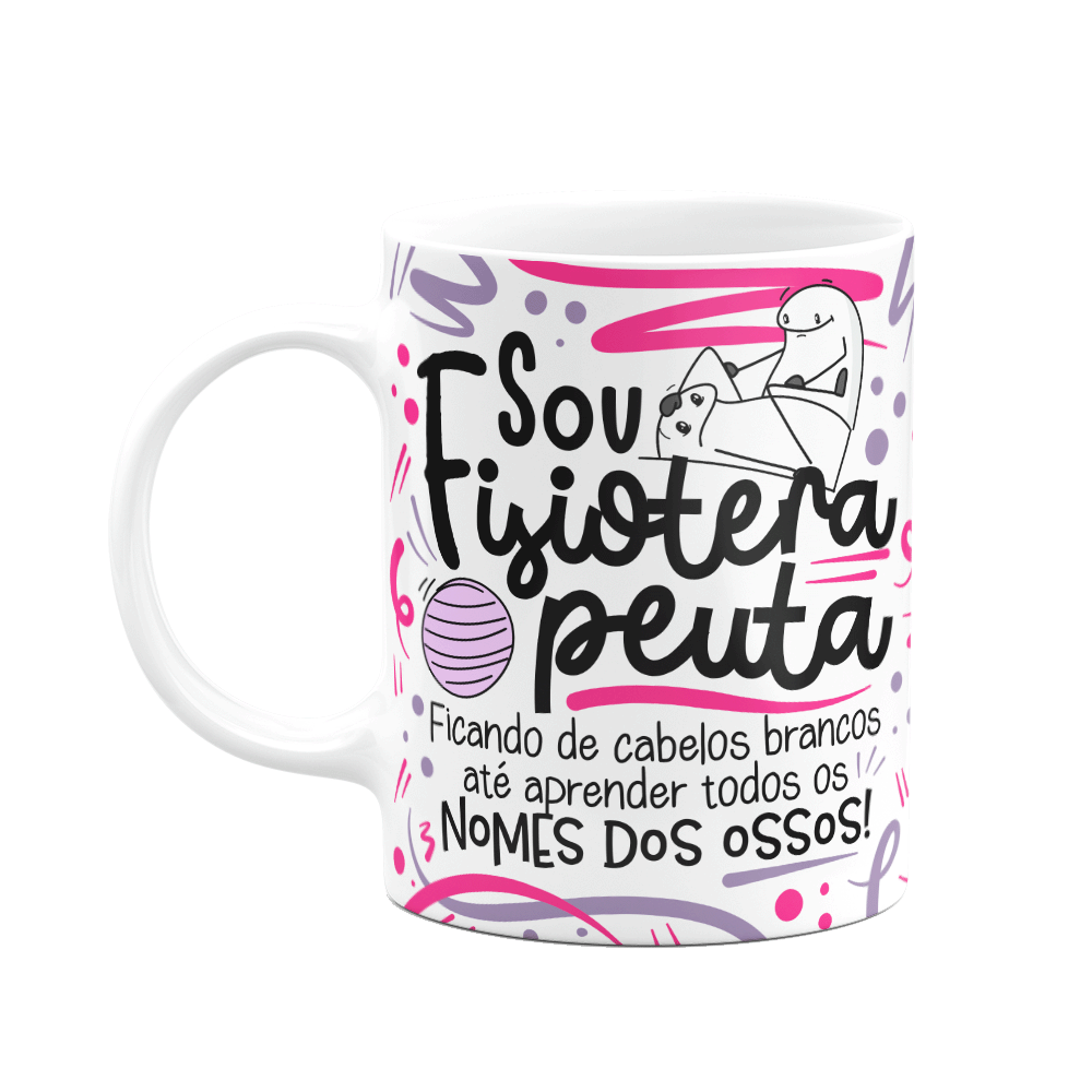 Caneca Flork Profissões - Sou Fisioterapeuta M2