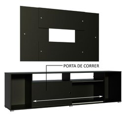 Rack Madesa Cancun e Painel para TV até 58 Polegadas - 6