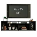 Ver imagem 5 de Rack Madesa Cancun e Painel para TV até 58 Polegadas
