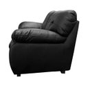 Ver imagem 6 de Sofá de Couro 2 Lugares Texas 158cm M06 Cor Preto 450 - Doce Sonho Móveis