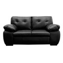 Ver imagem 3 de Sofá de Couro 2 Lugares Texas 158cm M06 Cor Preto 450 - Doce Sonho Móveis