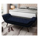 Ver imagem 2 de Recamier Divã Odessa P04 195 cm Suede - ADJ Decor - Azul Marinho TCA 948