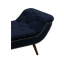 Ver imagem 6 de Recamier Divã Odessa P04 195 cm Suede - ADJ Decor - Azul Marinho TCA 948