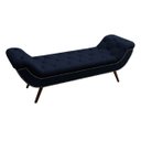 Ver imagem 1 de Recamier Divã Odessa P04 195 cm Suede - ADJ Decor - Azul Marinho TCA 948