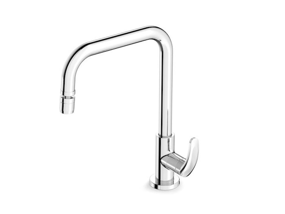 Torneira para Cozinha de Mesa Bica 90° Nexo Cromada Roca - 1