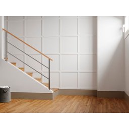 Guarnição Poliestireno Lev51 Branco 5cm Santa Luzia:branco - 3