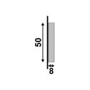 Ver imagem 2 de Guarnição Poliestireno Lev51 Branco 5cm Santa Luzia:branco