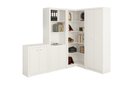 Ver imagem 2 de Escritório com 3 Estantes e Balcão Branco - Fdecor