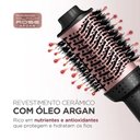 Ver imagem 2 de Escova Secadora Mondial Black Rose Argan 3 em 1 1200w Preto/rosa Bivolt - Es-14-bi